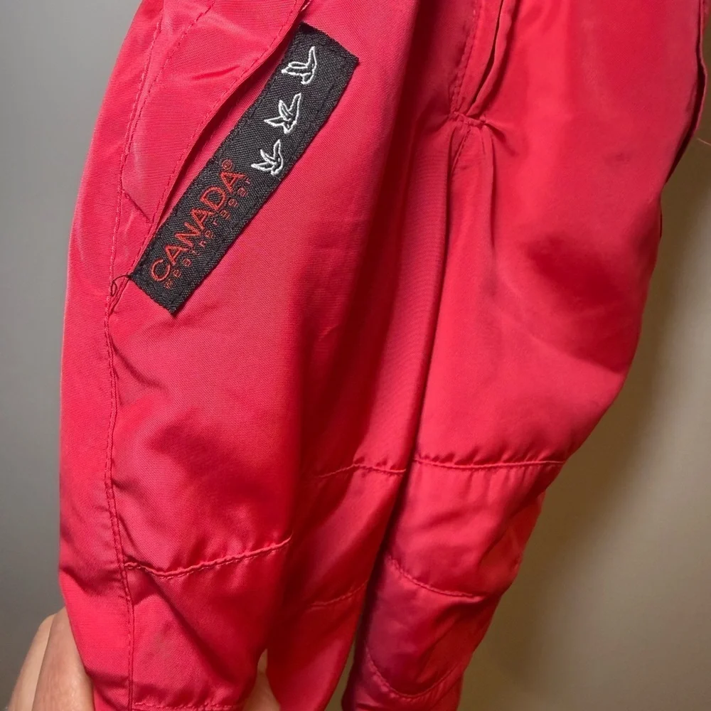 Canada Weather Gear Pink Toddler Snow Bibs 12M Insulated Ski Snow Pants